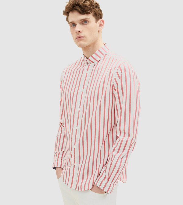 Tom Tailor Tom Tailor - Red Casual Shirts