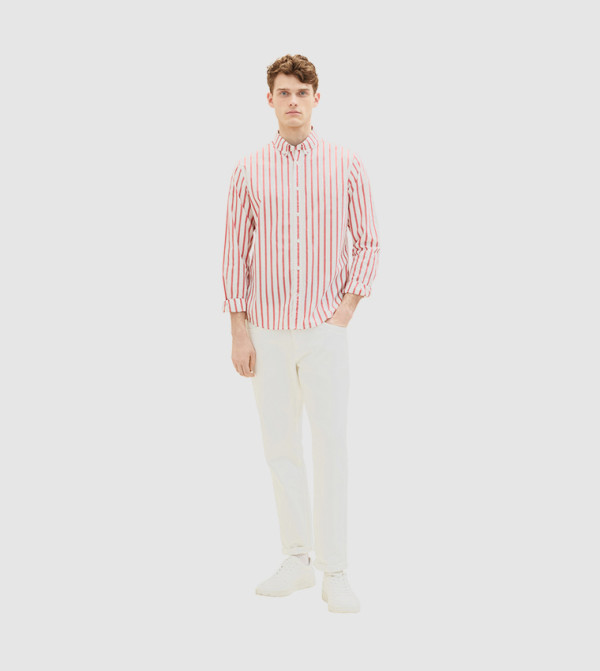 Tom Tailor Tom Tailor - Red Casual Shirts