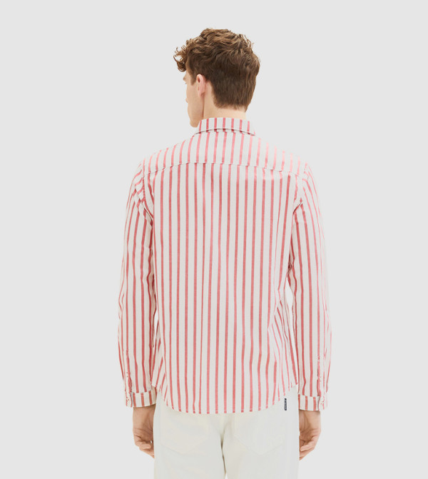 Tom Tailor Tom Tailor - Red Casual Shirts