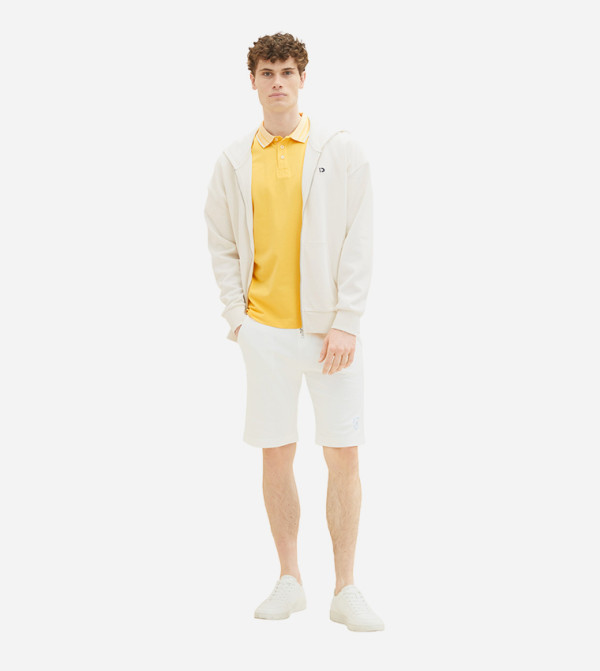 Tom Tailor  Active Shorts - Off White Active Shorts
