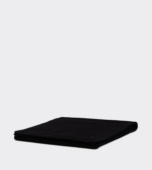 تومي هيلفيغر  أوشحة - أسود Woollen Scarves