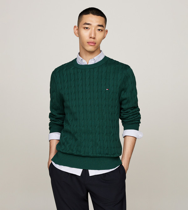 Tommy Hilfiger Sweaters & Cardigans - Green Sweaters