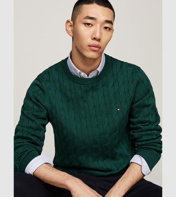 Tommy Hilfiger Sweaters & Cardigans - Green Sweaters