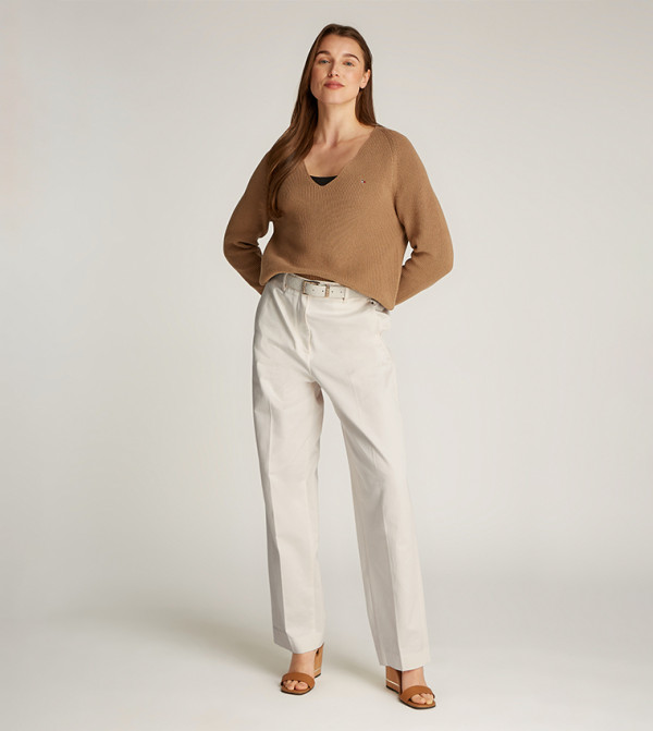 Tommy Hilfiger  Casual Pants - Beige Casual Pants