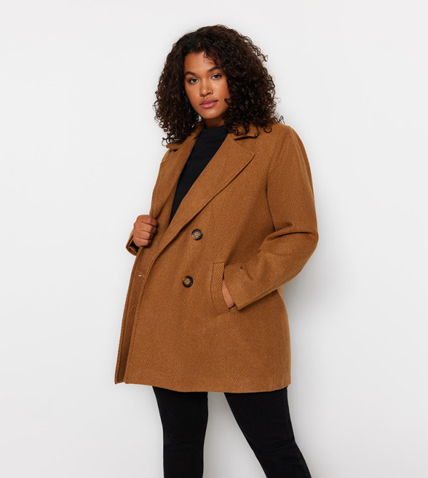 Trendyol - Outlet  Jackets & Coats - Brown Jackets & Coats