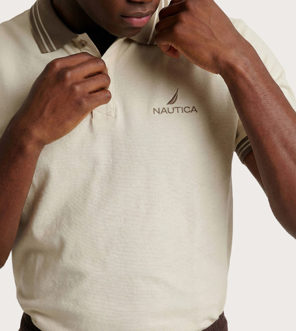 Nautica Nautica - Off White Polo T-shirts