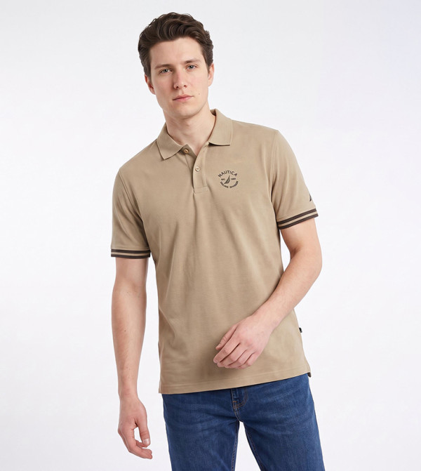 Nautica Nautica - Beige Polo T-shirts