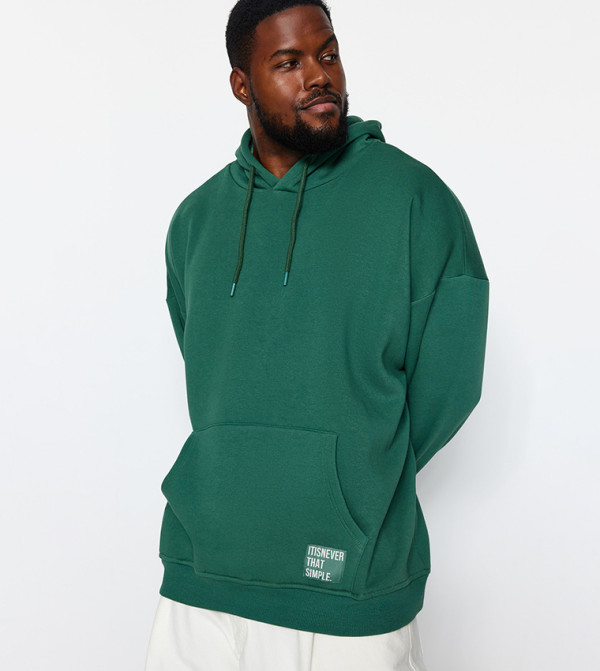 Trendyol Trendyol  - Green Hoodies