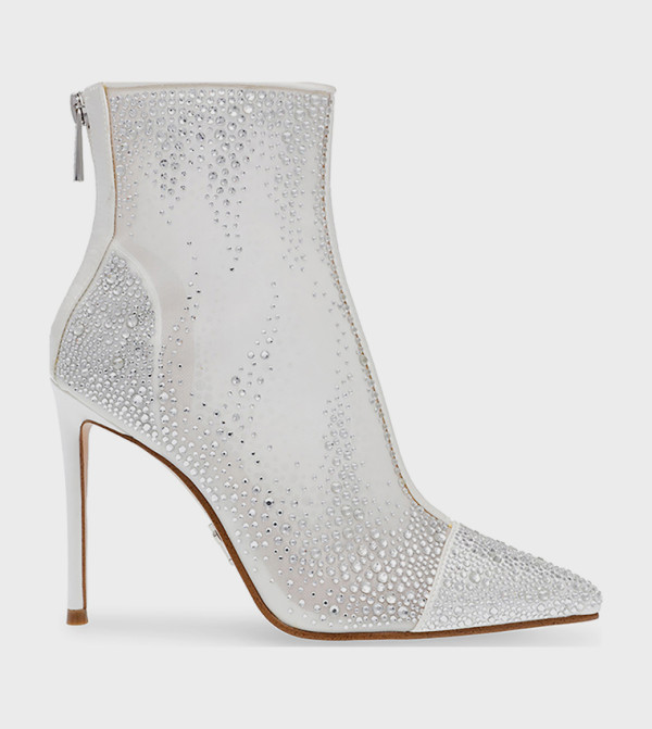 ستيف مادن  أحذية الكاحل - أبيض  Ankle length Boots