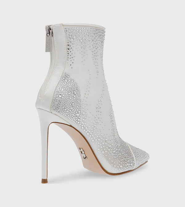 ستيف مادن  أحذية الكاحل - أبيض  Ankle length Boots