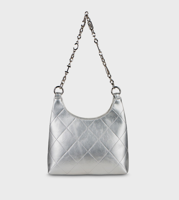 VINCCI  Shoulder Bags - Silver Shoulder bags