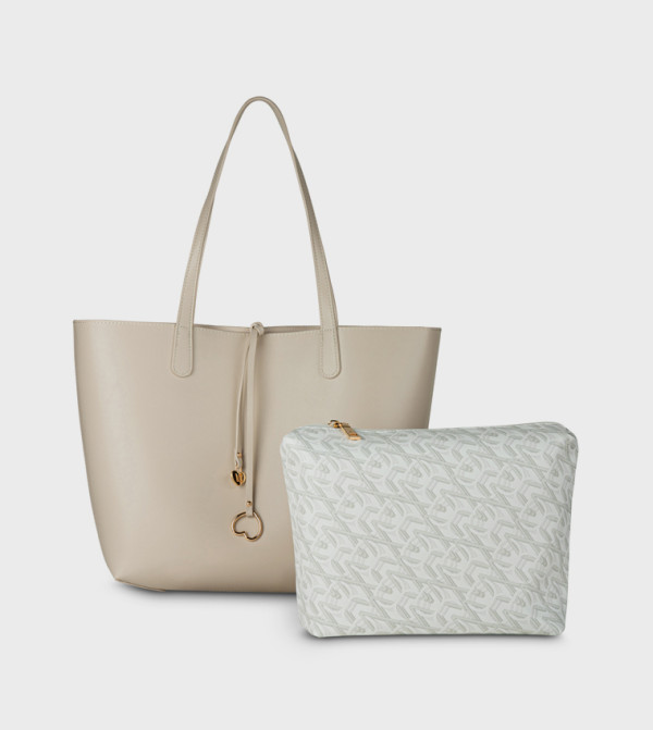 VINCCI VINCCI - Beige Tote Bags