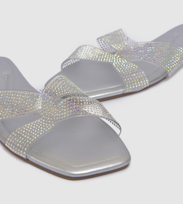 VINCCI VINCCI - Silver Flat Sandals