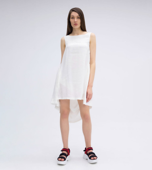 ViaDelleRose ViaDelleRose - Off White Casual Dresses