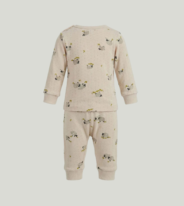 BABIES & MORE  Clothing - Cream Top & Pyjama Sets