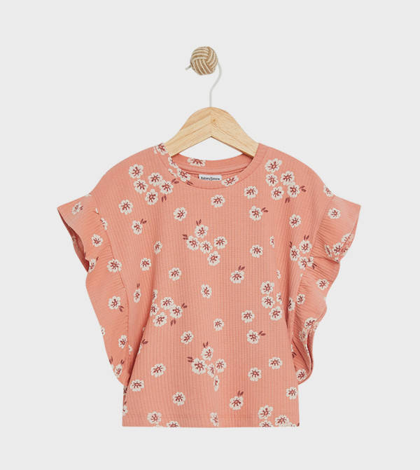 BABIES & MORE  - Peach Top & Shorts