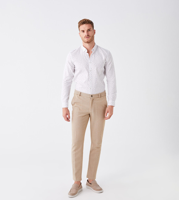 اٍل سي واي كيكي ملابس - أبيض قميص كاجوال