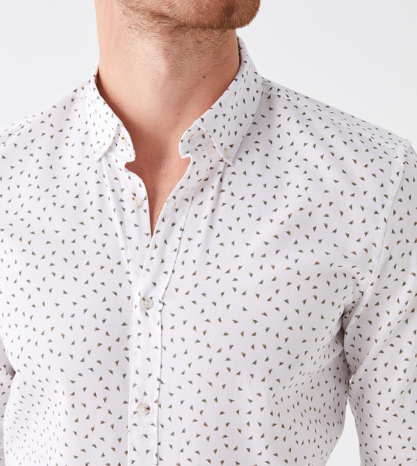 اٍل سي واي كيكي ملابس - أبيض قميص كاجوال