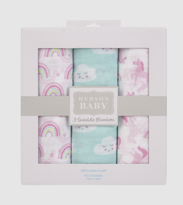 Hudson Baby Hudson Baby - Multi Blankets, Quilts & Wraps