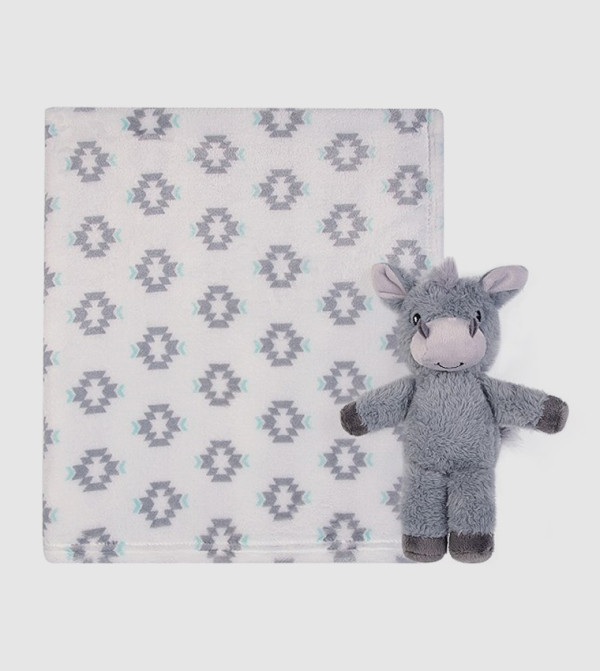 Hudson Baby Hudson Baby - Grey Blankets, Quilts & Wraps
