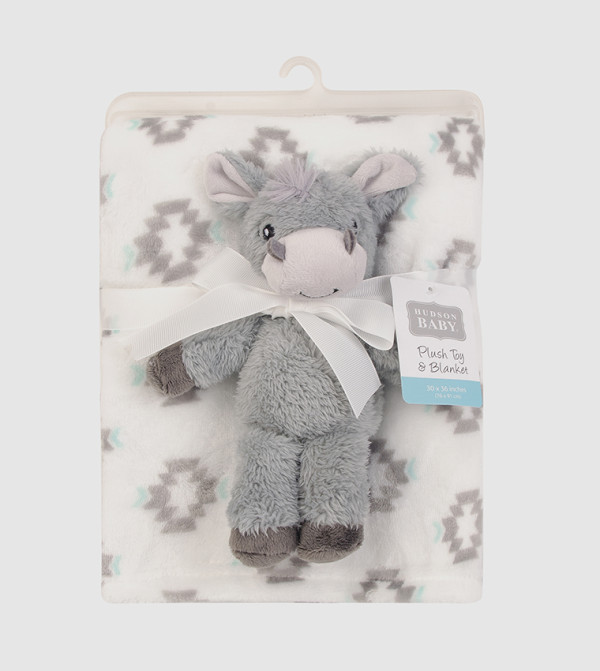 Hudson Baby Hudson Baby - Grey Blankets, Quilts & Wraps