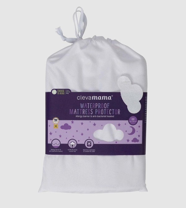 Clevamama  Baby Bedding Sets & Pillows - White Baby Bedding Sets & Pillows