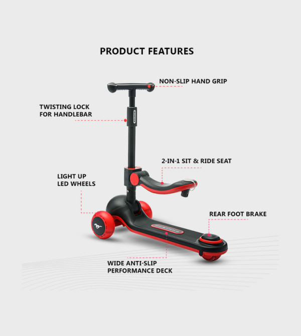 Ford Mustang  Ride-ons & Scooters - BLACK Ride-ons & Scooters