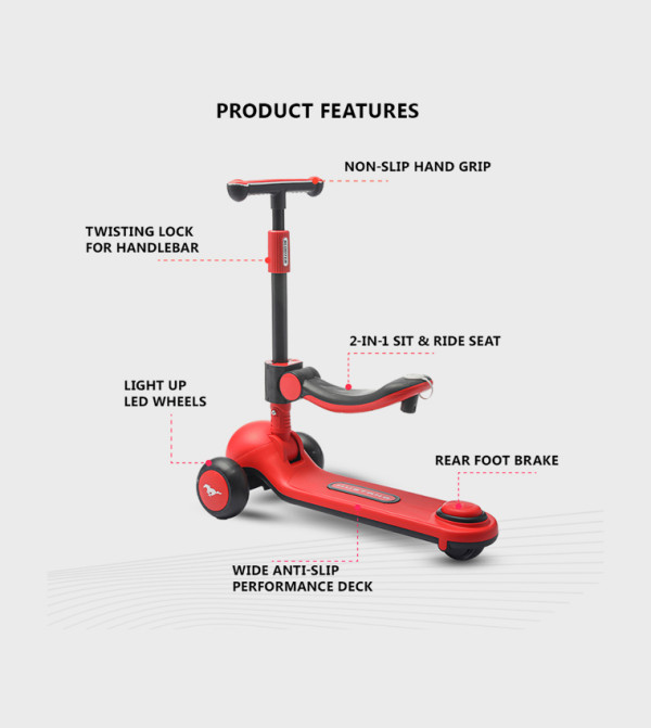 Ford Mustang  Ride-ons & Scooters - Red Ride-ons & Scooters