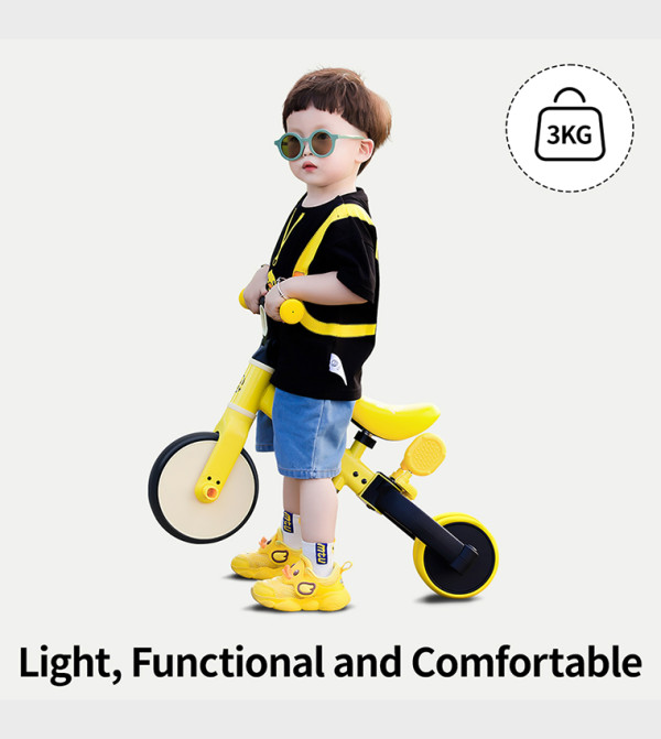 B.Duck Toys - Yellow Bikes & Scooters