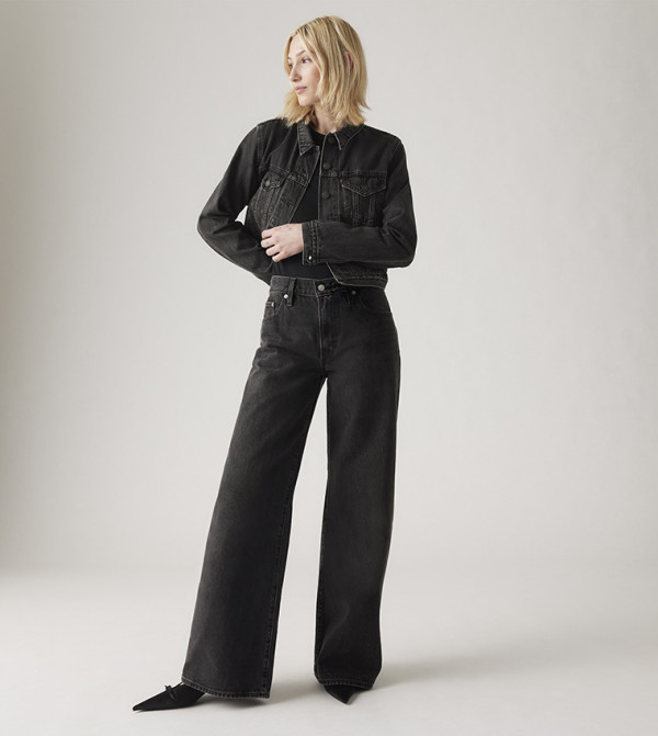 ليفايز  ساق واسعة - أسود Wide Leg Jeans
