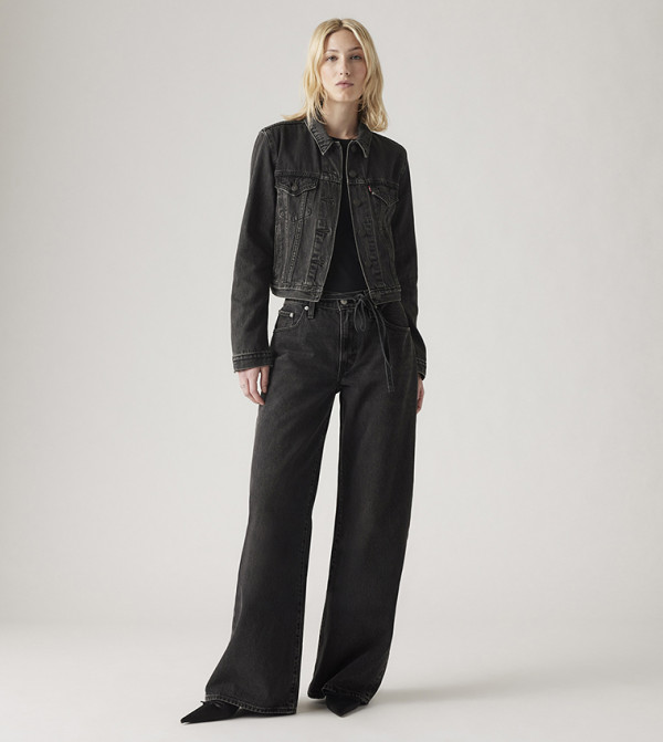 ليفايز  ساق واسعة - أسود Wide Leg Jeans