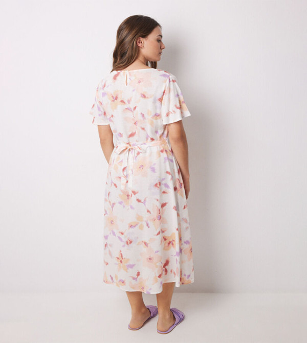 Women’secret Floral-Prints - White Casual Dresses