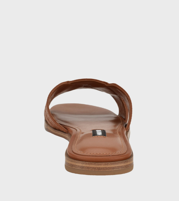 Nine West Nine West - Brown Flat Sandals