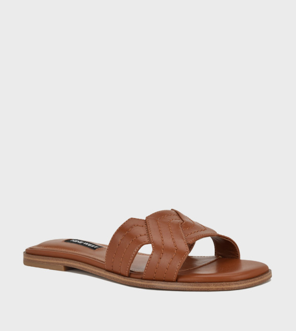 Nine West Nine West - Brown Flat Sandals