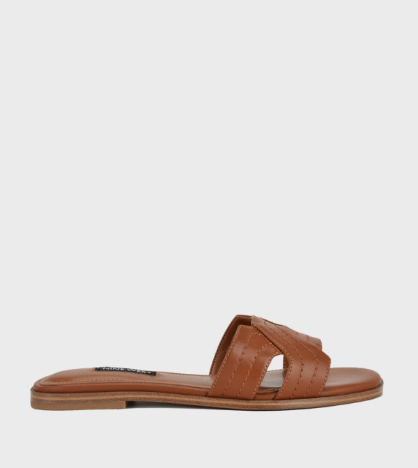 Nine West Nine West - Brown Flat Sandals