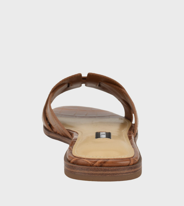 Nine West  - Brown Flat Sandals