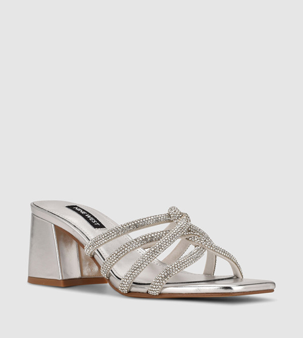 Nine West  - Silver Heeled Sandals