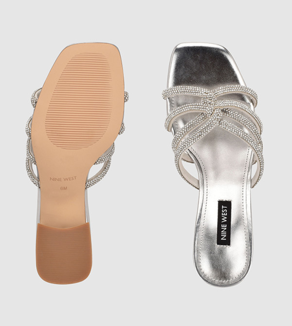 Nine West  - Silver Heeled Sandals