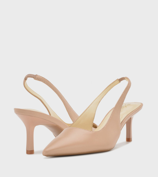 Nine West  - Nude Kitten Heels