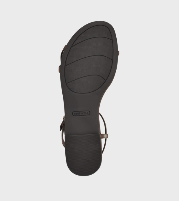 Nine West Nine West - Brown Flat Sandals