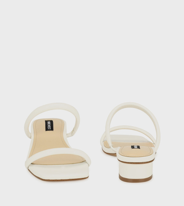 Nine West  Heels - White Flat Sandals