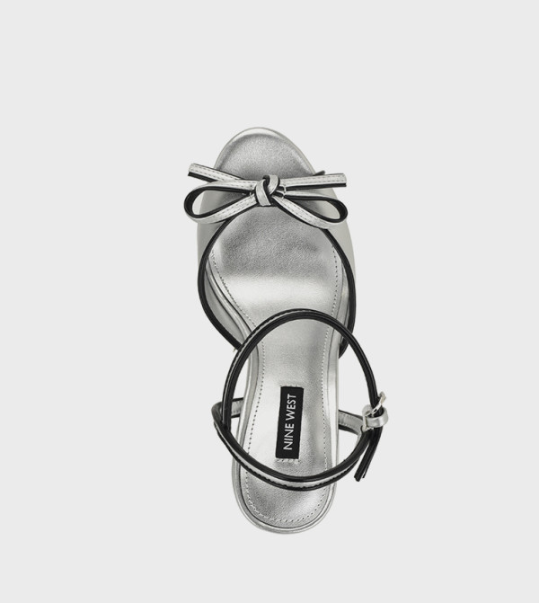 Nine West Heels - Silver Heels
