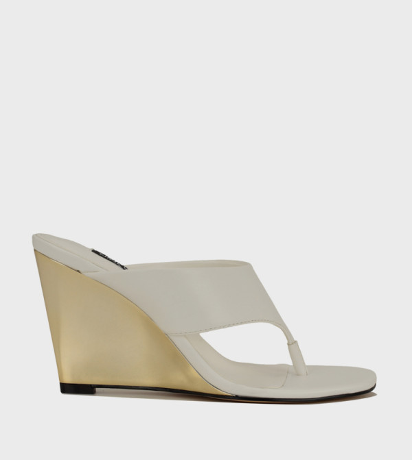 Nine West  Shoes - White Wedges