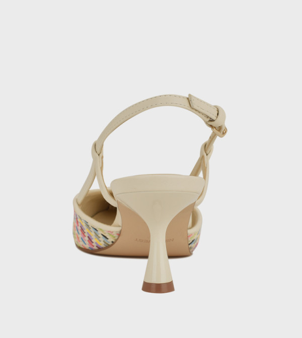 ناين وست ناين وست - أوف وايت أحذية بكعب