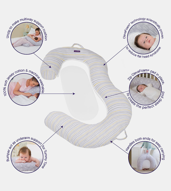 كليفاماما  أطقم أسرة ومخدات بيبي - رمادي Baby Bedding Sets & Pillows