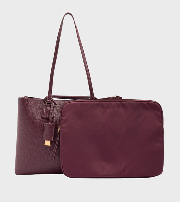 Parfois  Laptop Bags - Burgundy Laptop Bags