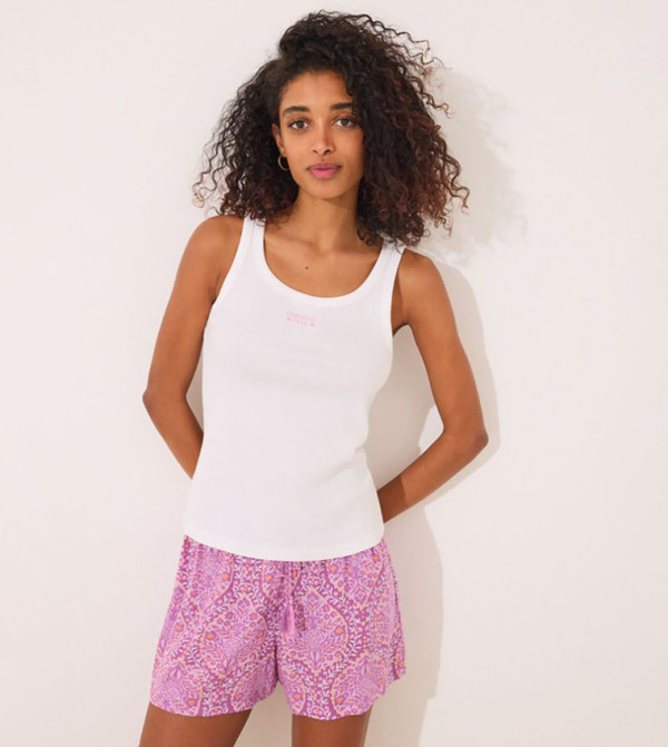 ويمينز سيكريت ويمينز سيكريت - أبيض Sleeveless Tops