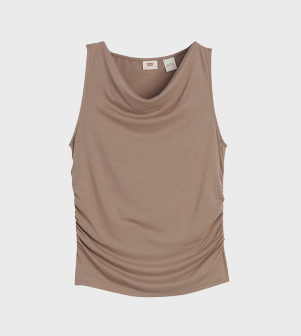 ليفايز  توبات بلا أكمام  - بيج Sleeveless Tops