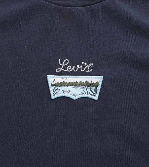 Levi's  T-Shirts - Navy Short Sleeve T-Shirts