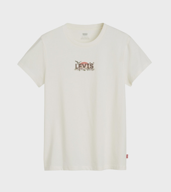 Levi's Casual T-Shirts - White Short Sleeve T-Shirts